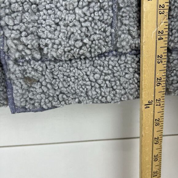 Smiley Sherpa Jacket Cashmere Rabbit Hair Men's Small (fits loose) - Picture 15 of 16